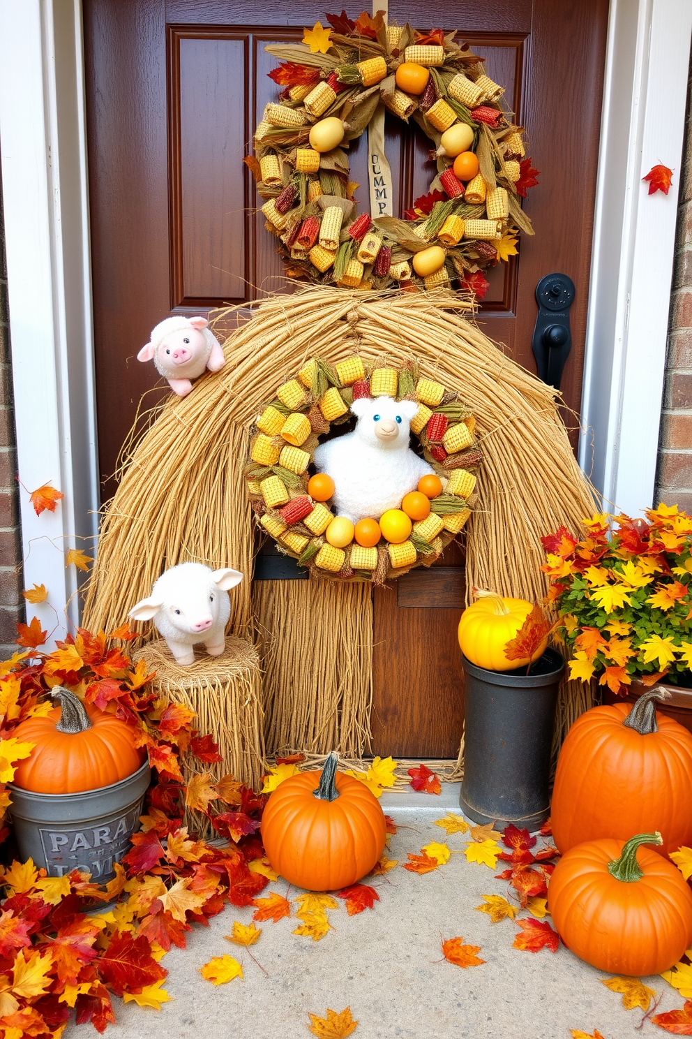 Fall Front Door Decorating Ideas 22