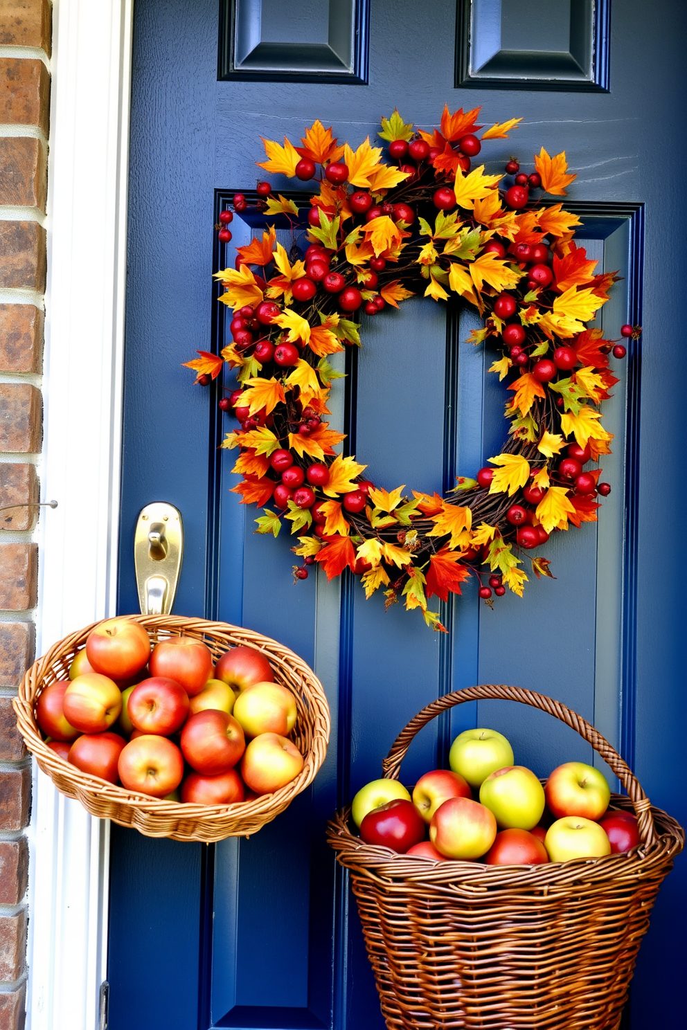 Fall Front Door Decorating Ideas 23