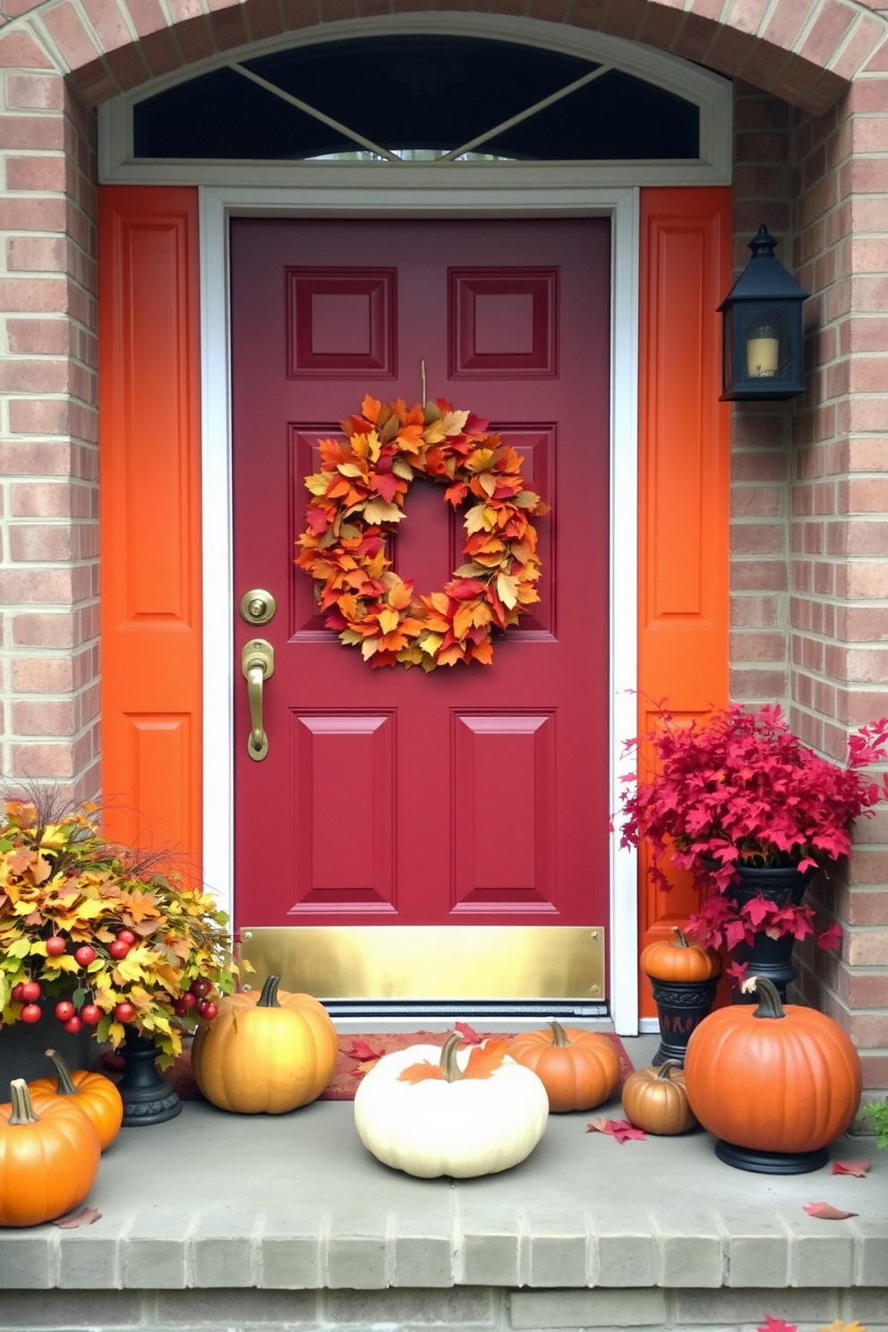 Fall Front Door Decorating Ideas 25