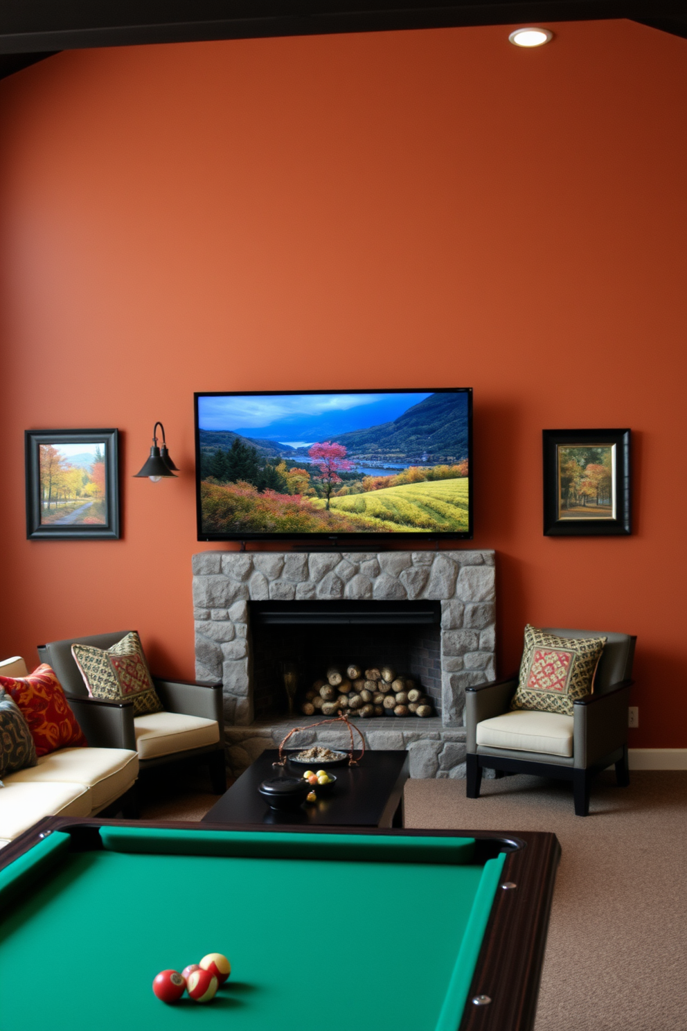 Fall Game Room Decorating Ideas 14