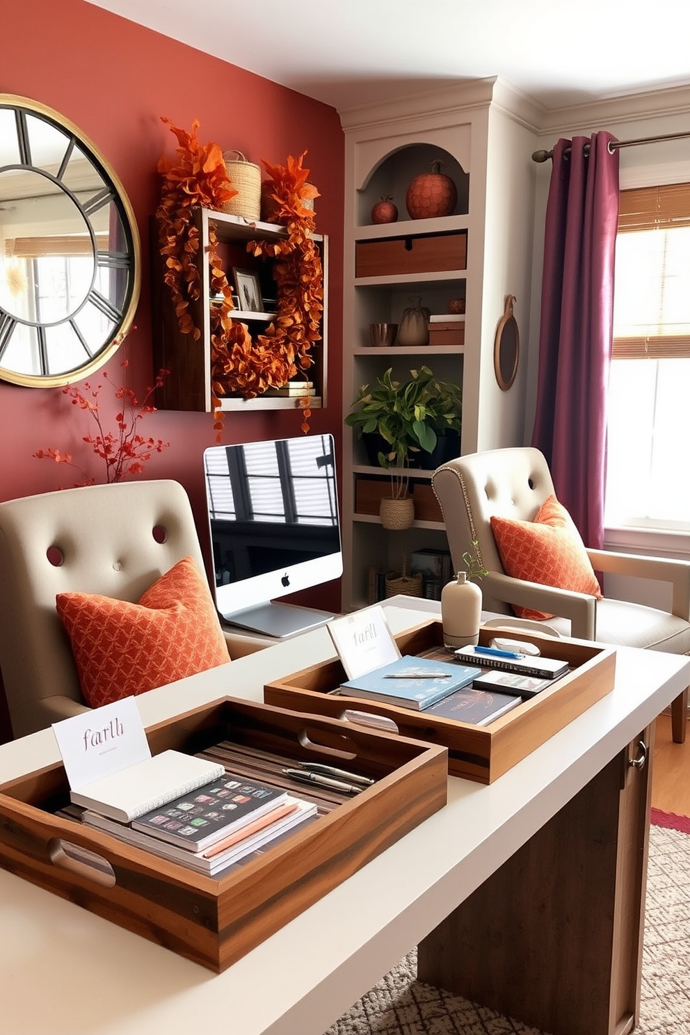 Fall Home Office Decorating Ideas 27