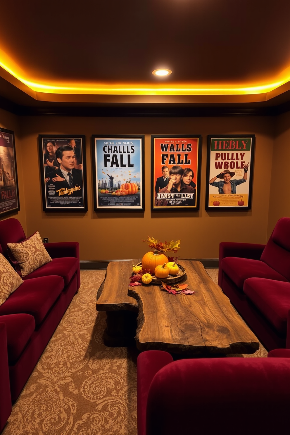 Fall Home Theater Decorating Ideas 10