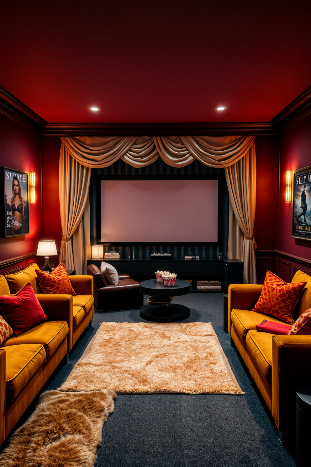 Fall Home Theater Decorating Ideas 14