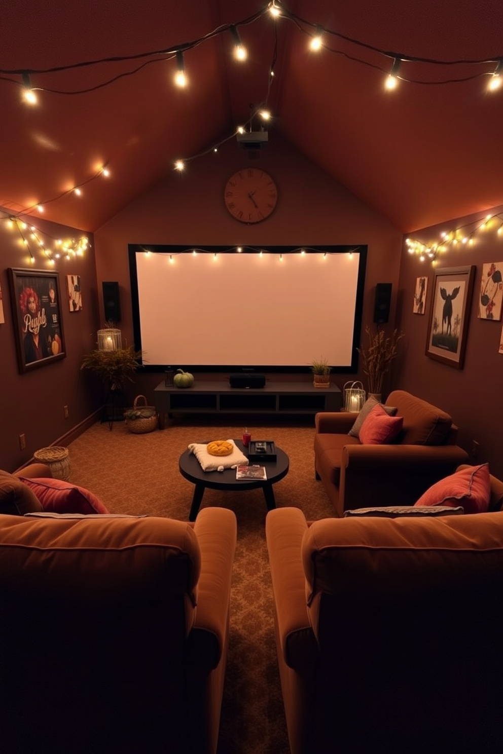 Fall Home Theater Decorating Ideas 8