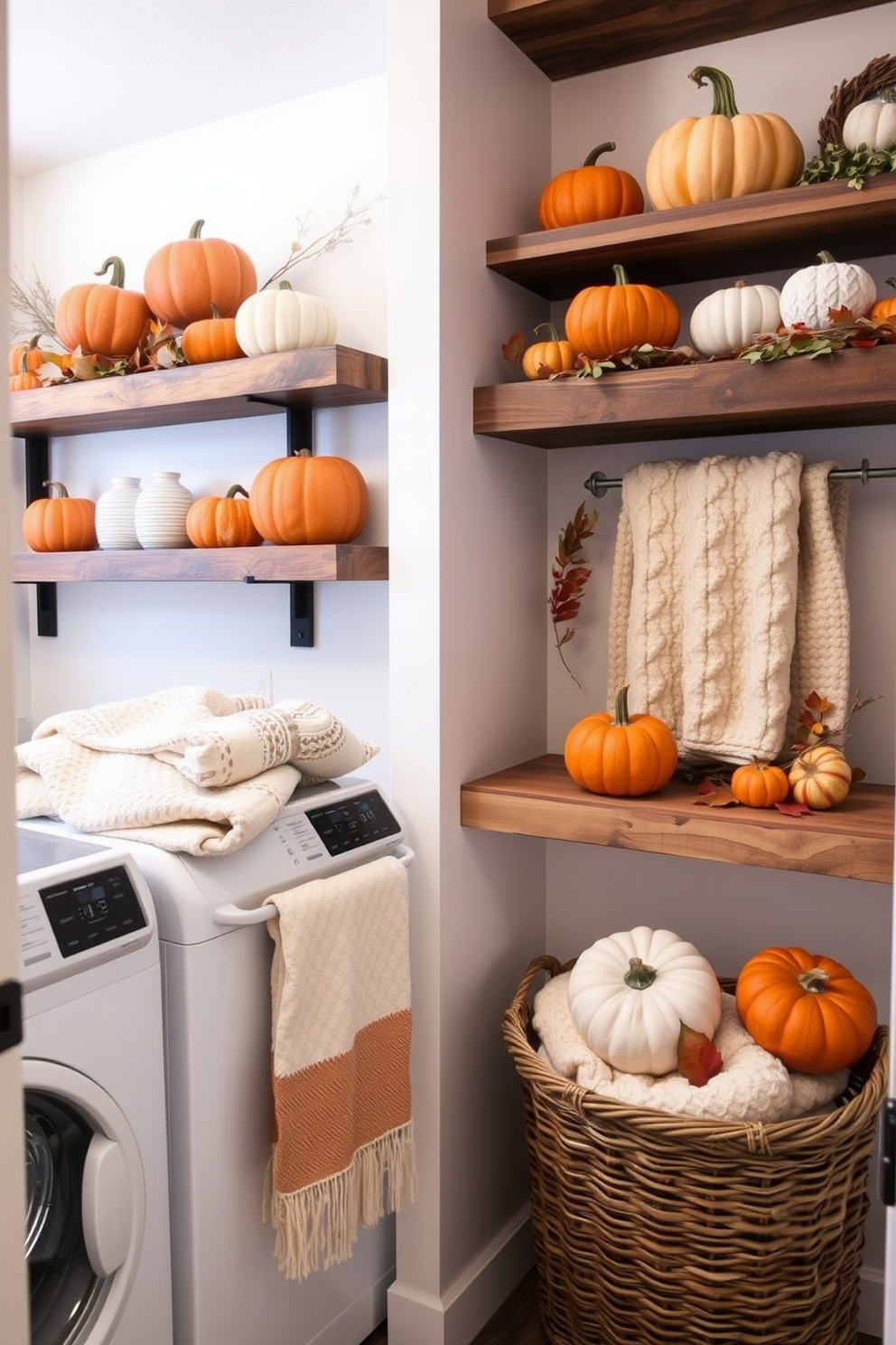 Fall Laundry Room Decorating Ideas 1