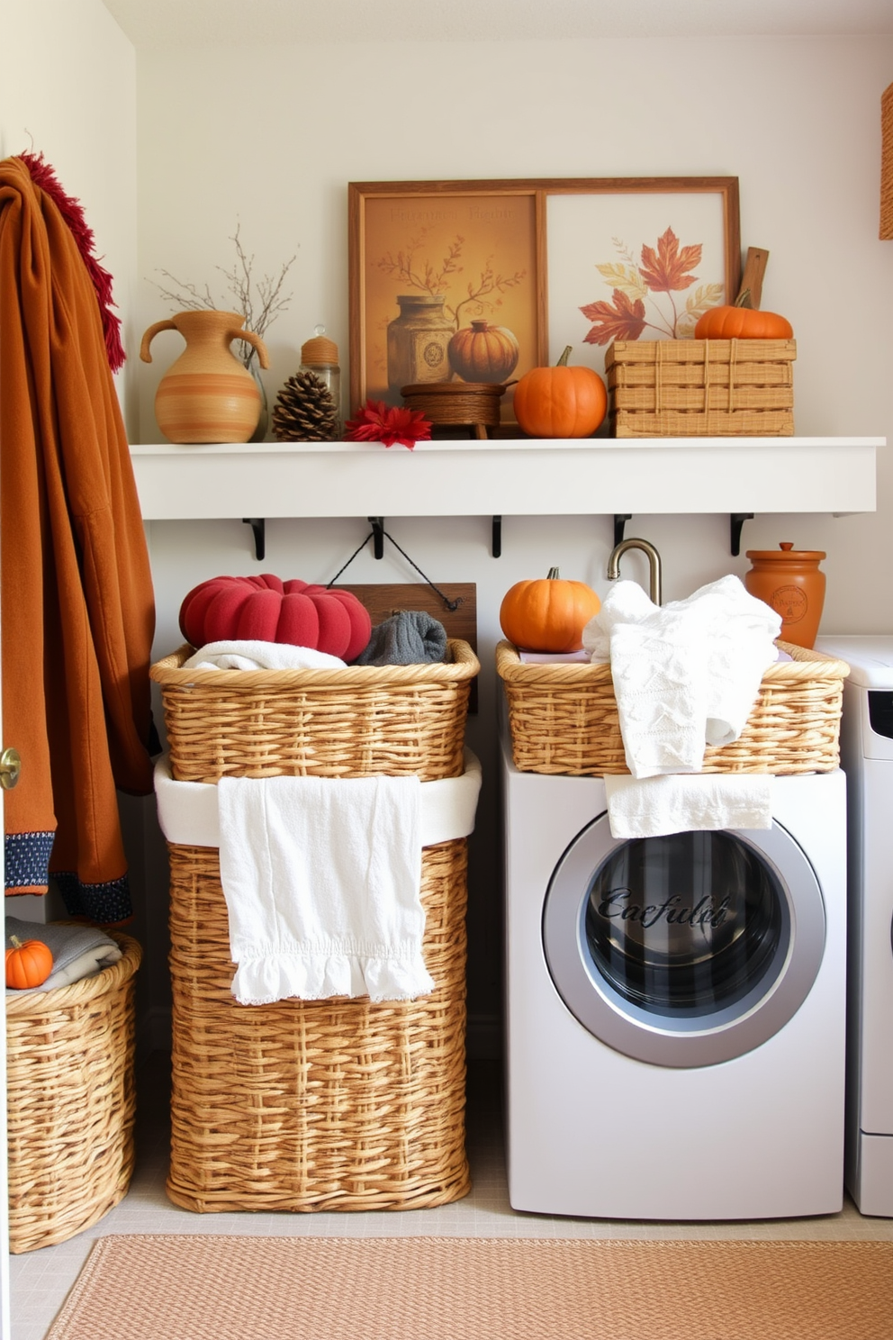 Fall Laundry Room Decorating Ideas 12