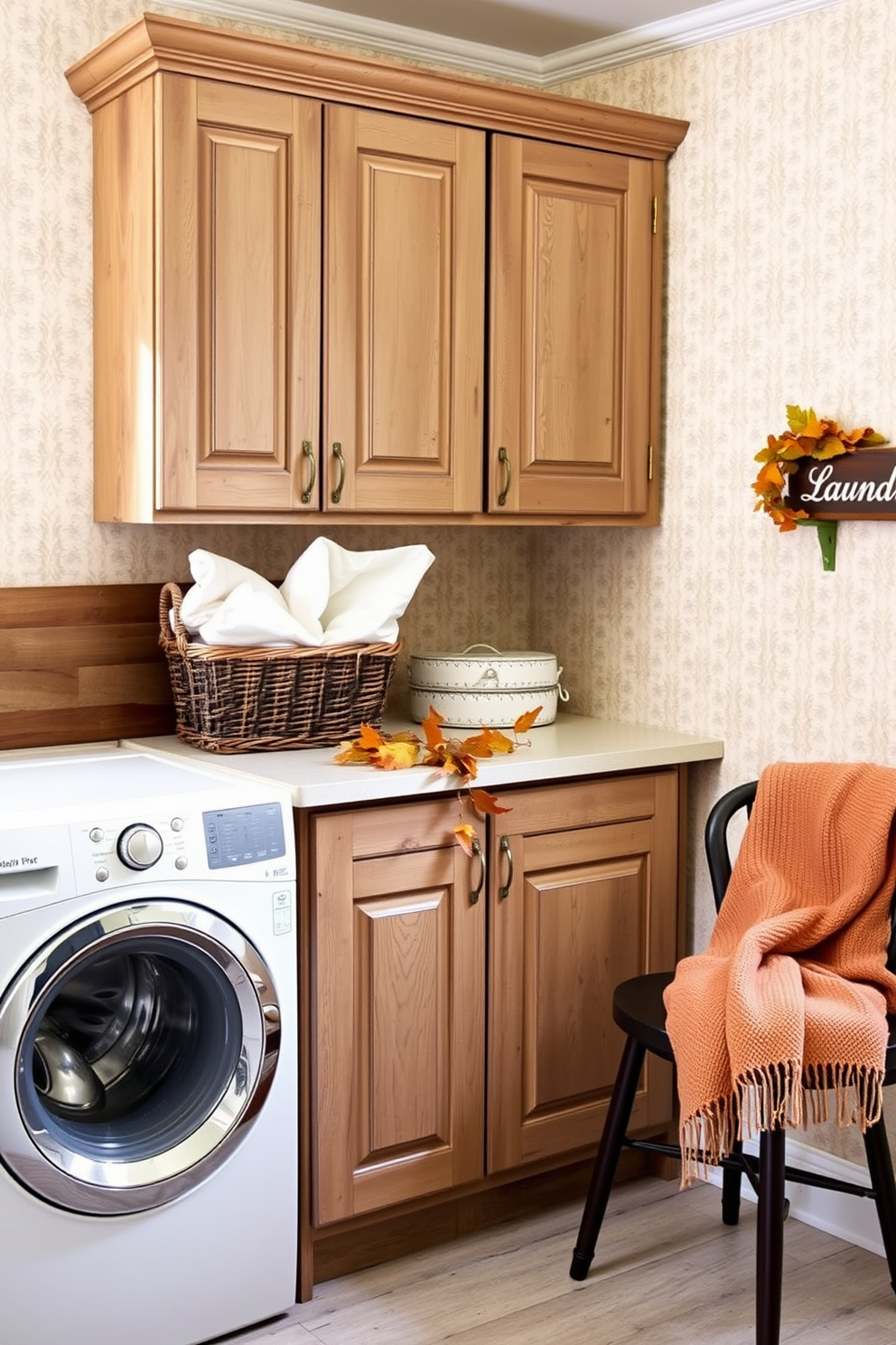 Fall Laundry Room Decorating Ideas 13