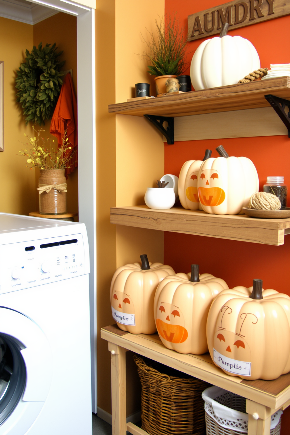 Fall Laundry Room Decorating Ideas 16