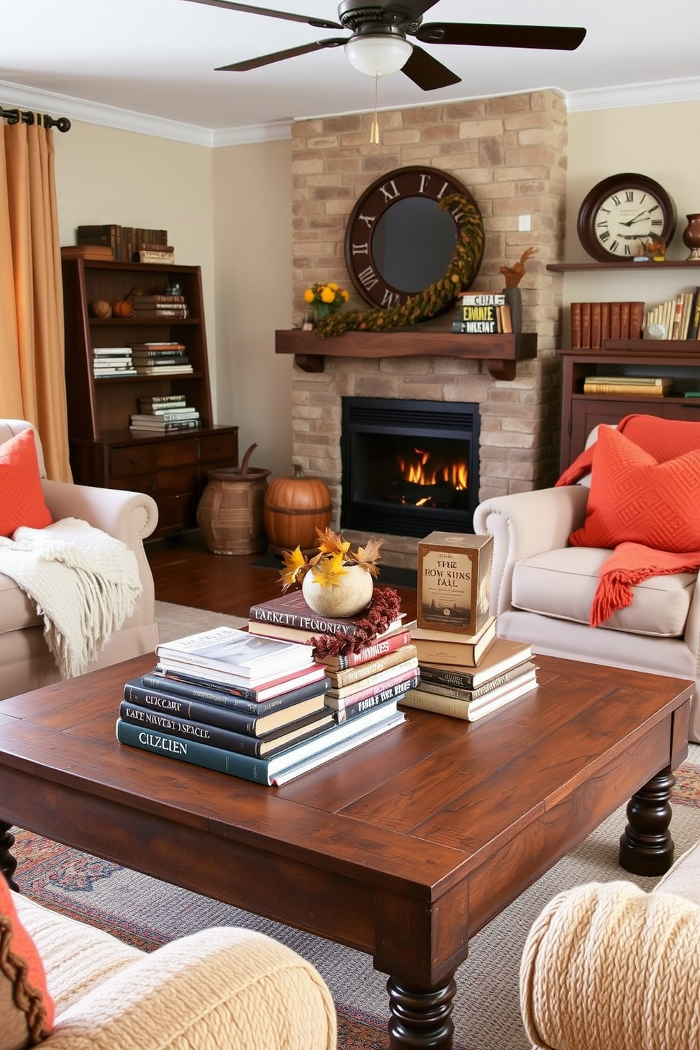 Fall Living Room Decorating Ideas 13