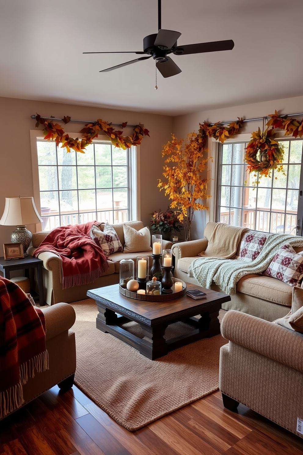 Fall Living Room Decorating Ideas 16