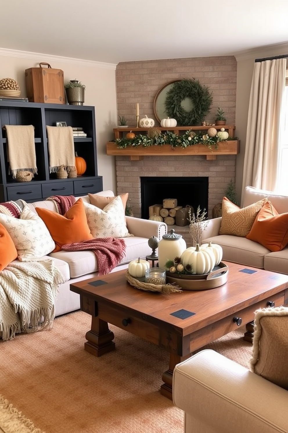 Fall Living Room Decorating Ideas 19