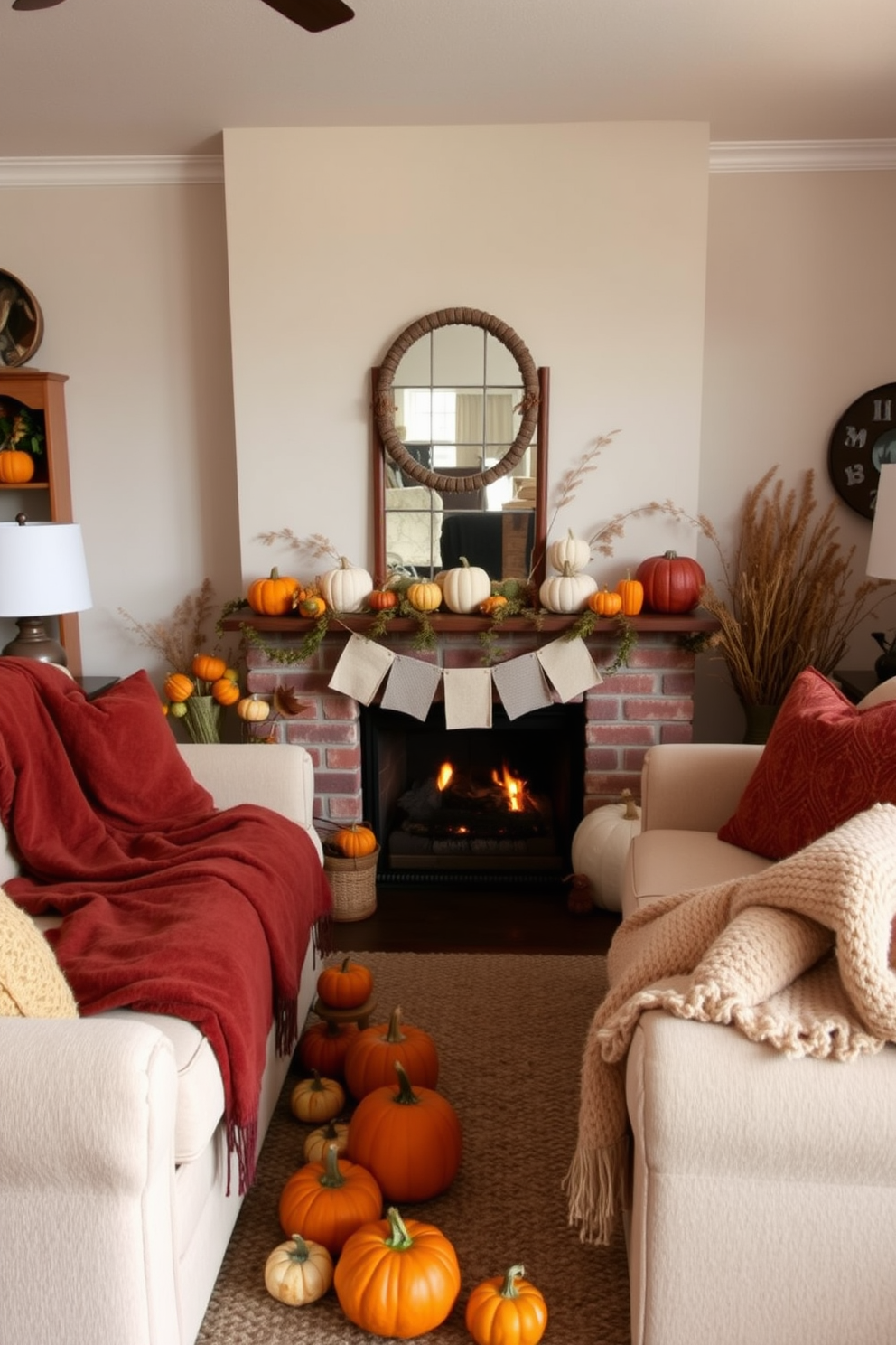 Fall Living Room Decorating Ideas 22