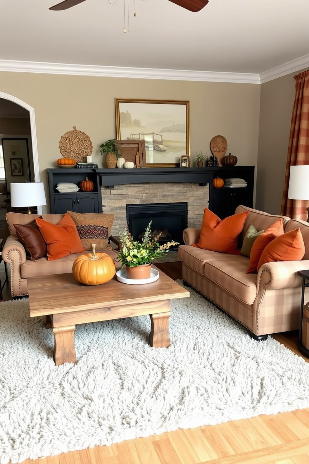 Fall Living Room Decorating Ideas 27