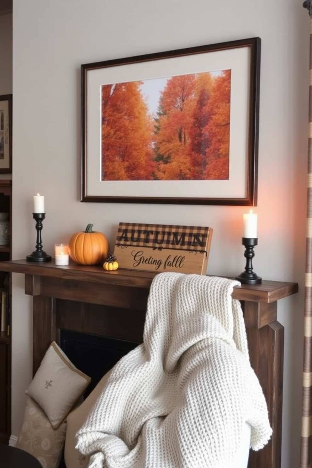 Fall Mantel Decorating Ideas 12