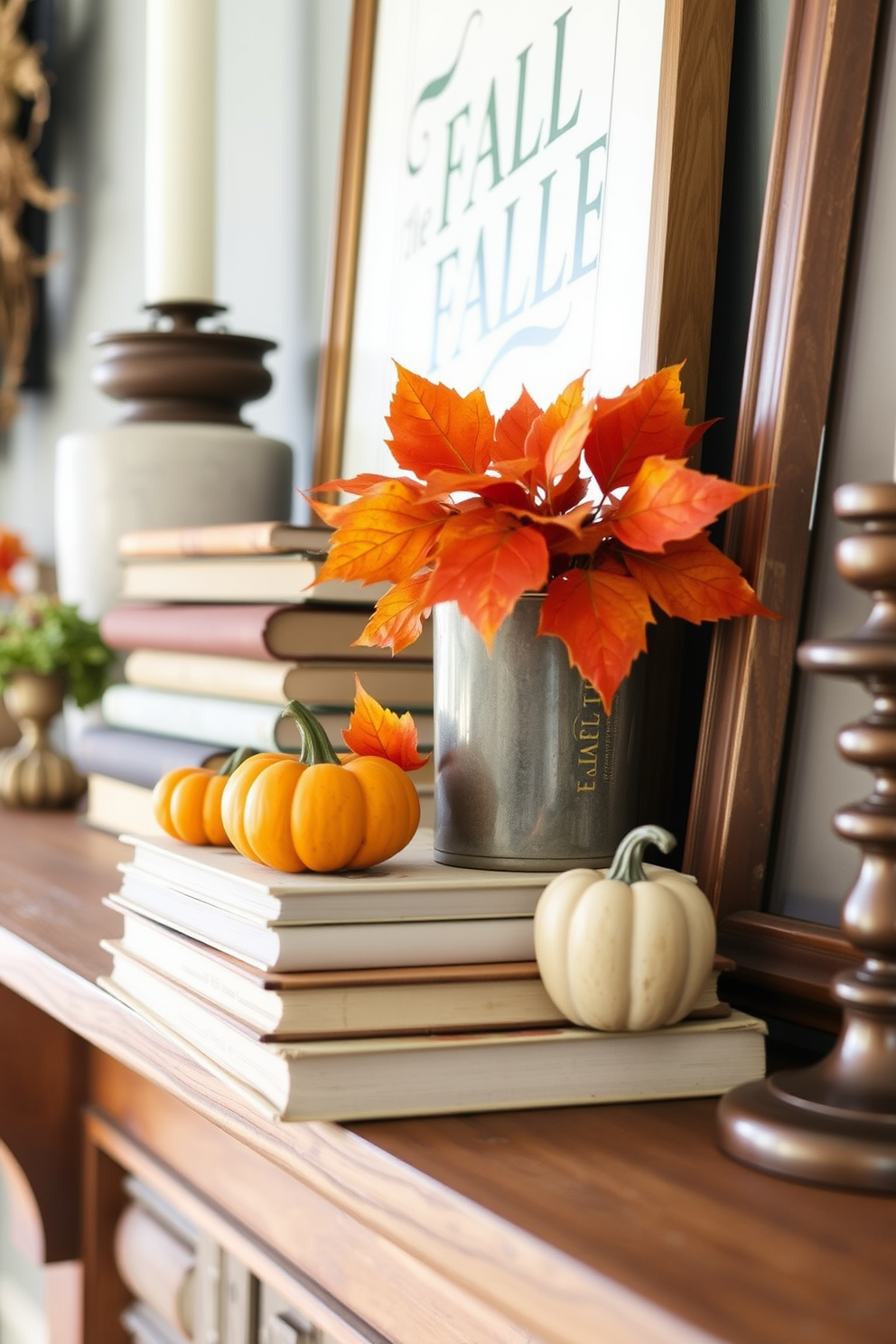 Fall Mantel Decorating Ideas 16