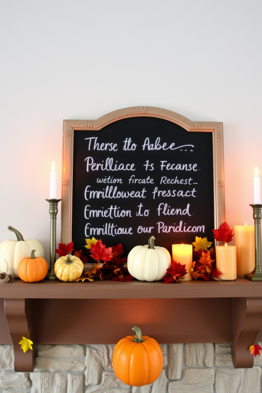 Fall Mantel Decorating Ideas 17