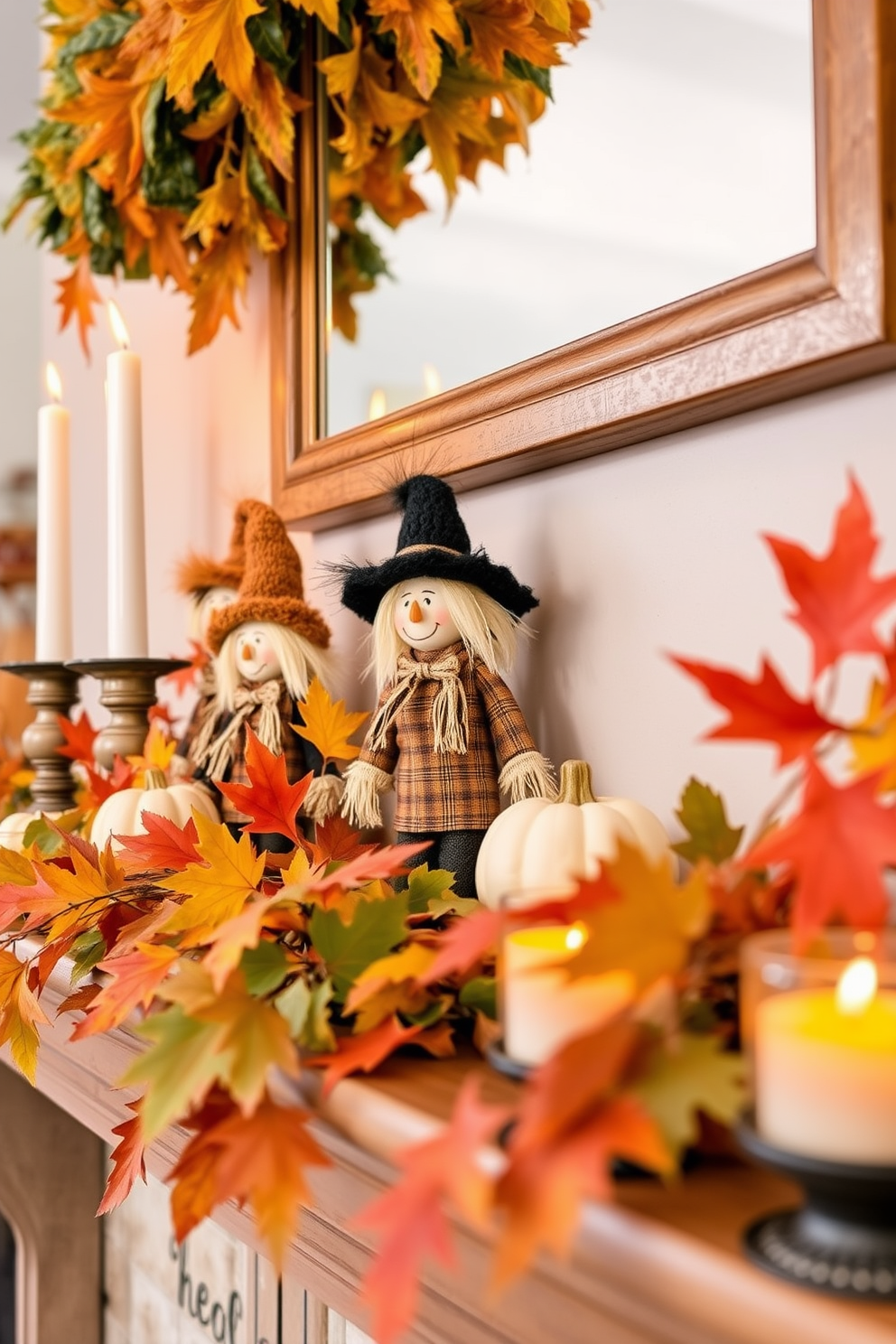 Fall Mantel Decorating Ideas 19