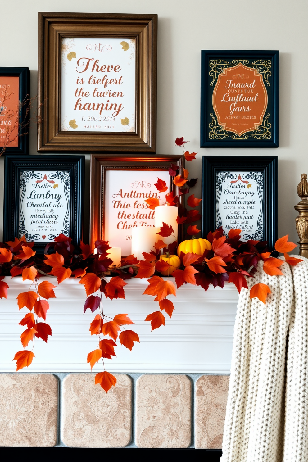 Fall Mantel Decorating Ideas 21