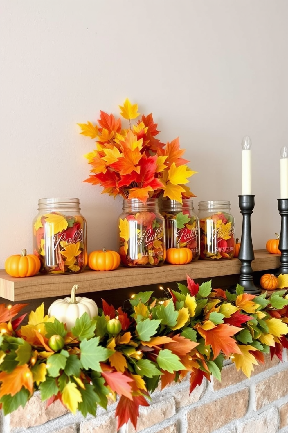 Fall Mantel Decorating Ideas 25