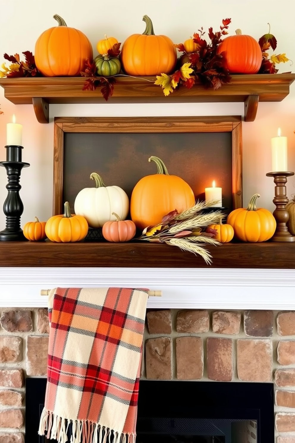 Fall Mantel Decorating Ideas 26