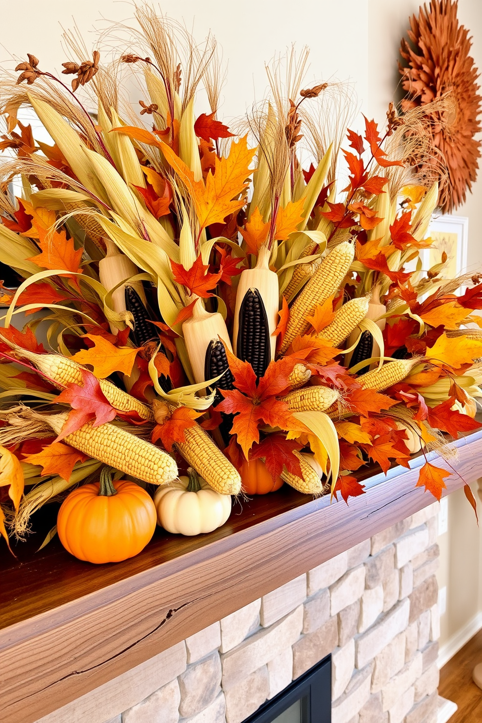 Fall Mantel Decorating Ideas 3