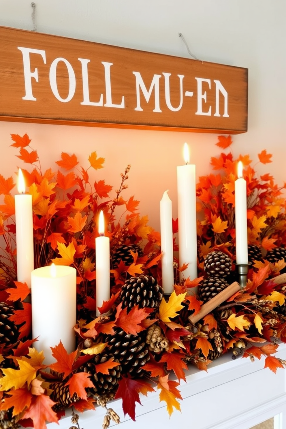 Fall Mantel Decorating Ideas 30