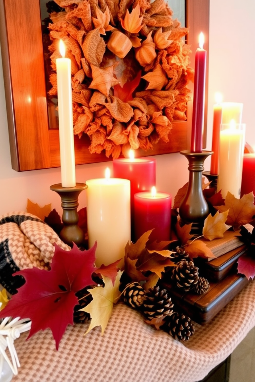 Fall Mantel Decorating Ideas 4