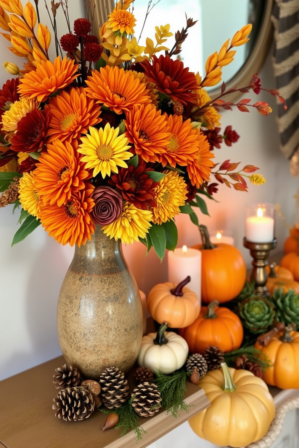 Fall Mantel Decorating Ideas 7