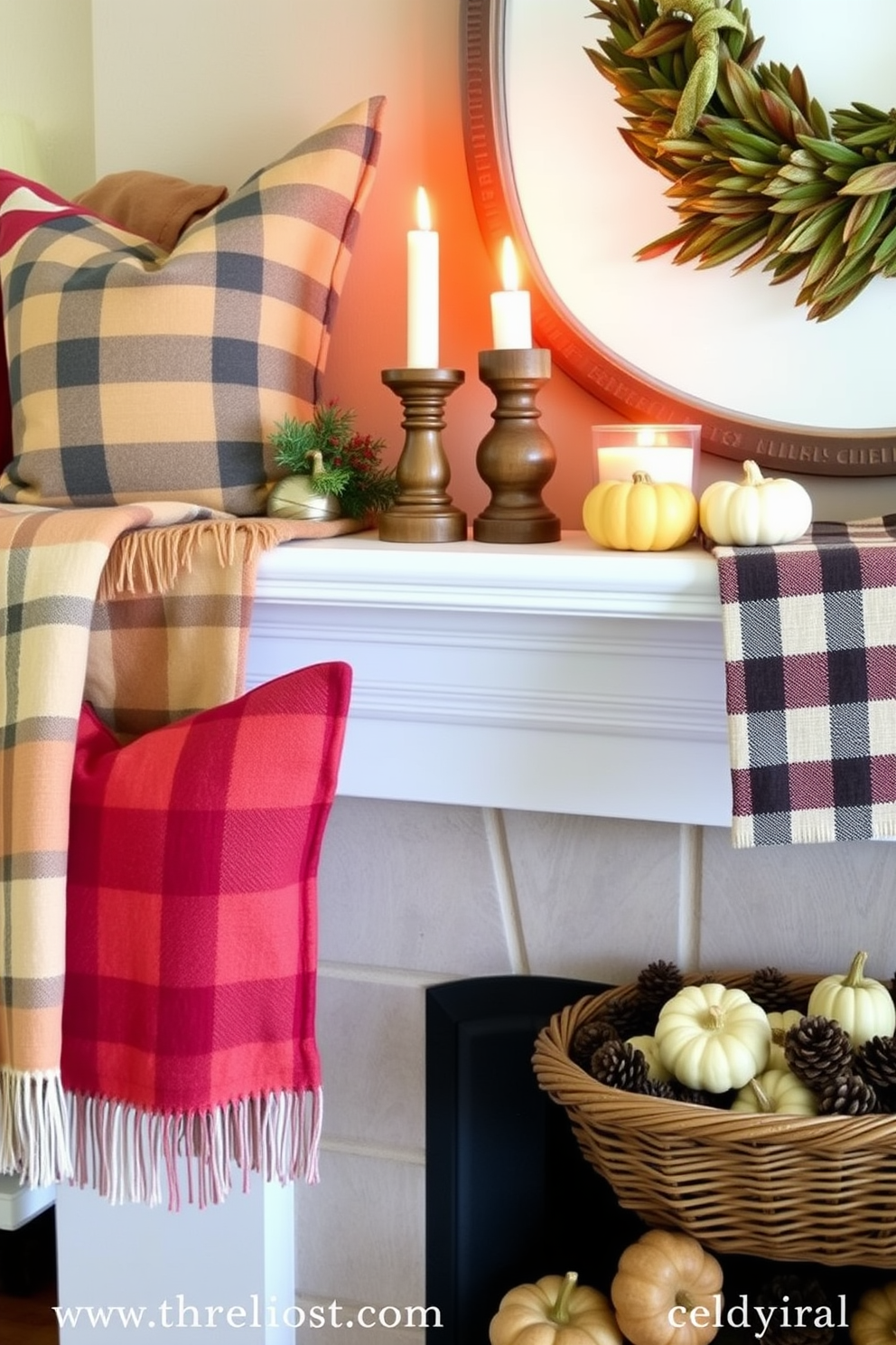 Fall Mantel Decorating Ideas 8