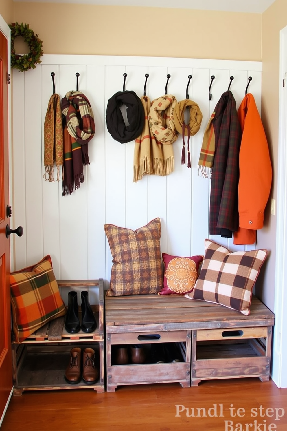 Fall Mudroom Decorating Ideas 10