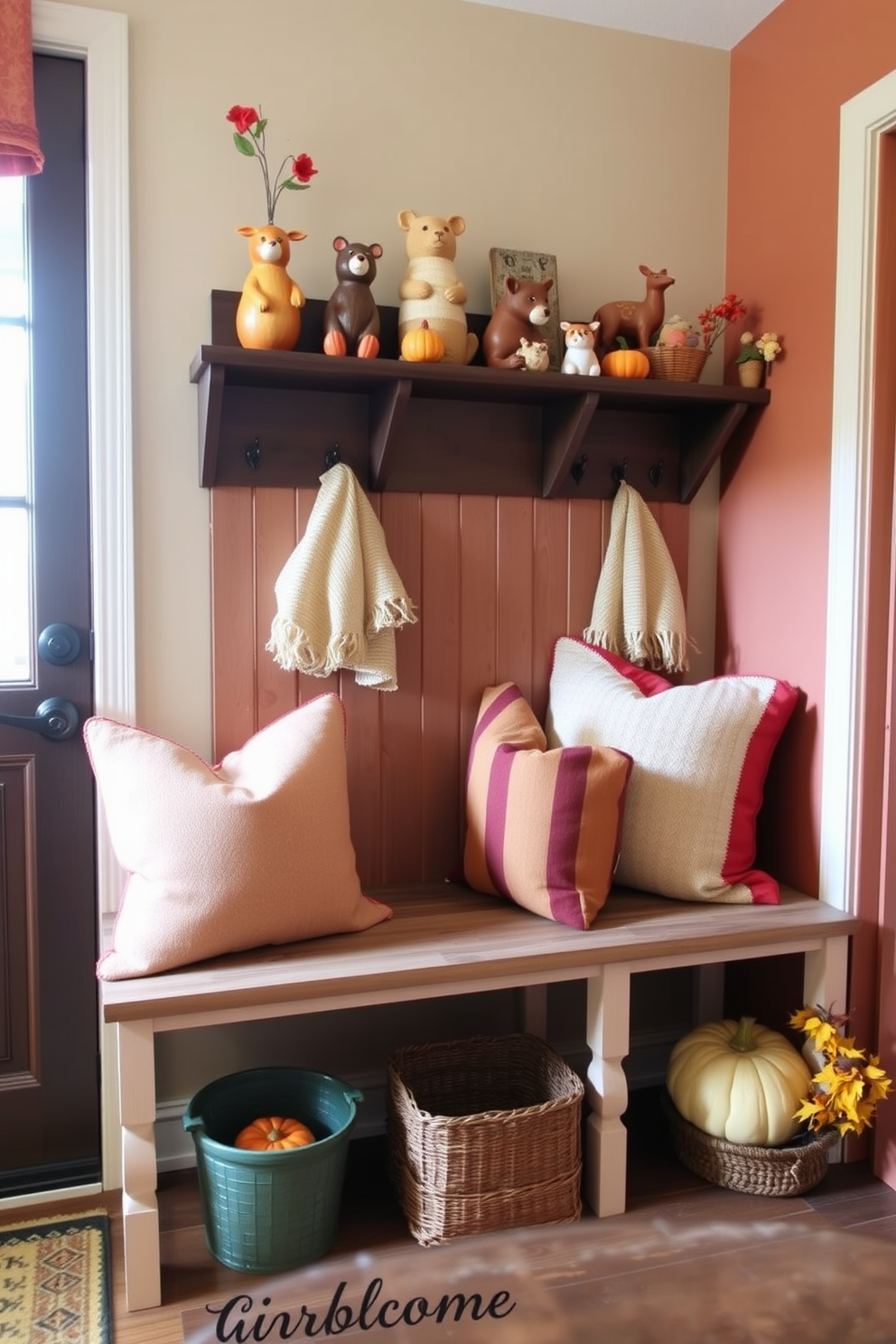 Fall Mudroom Decorating Ideas 17