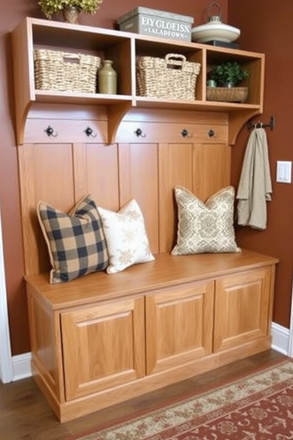 Fall Mudroom Decorating Ideas 19