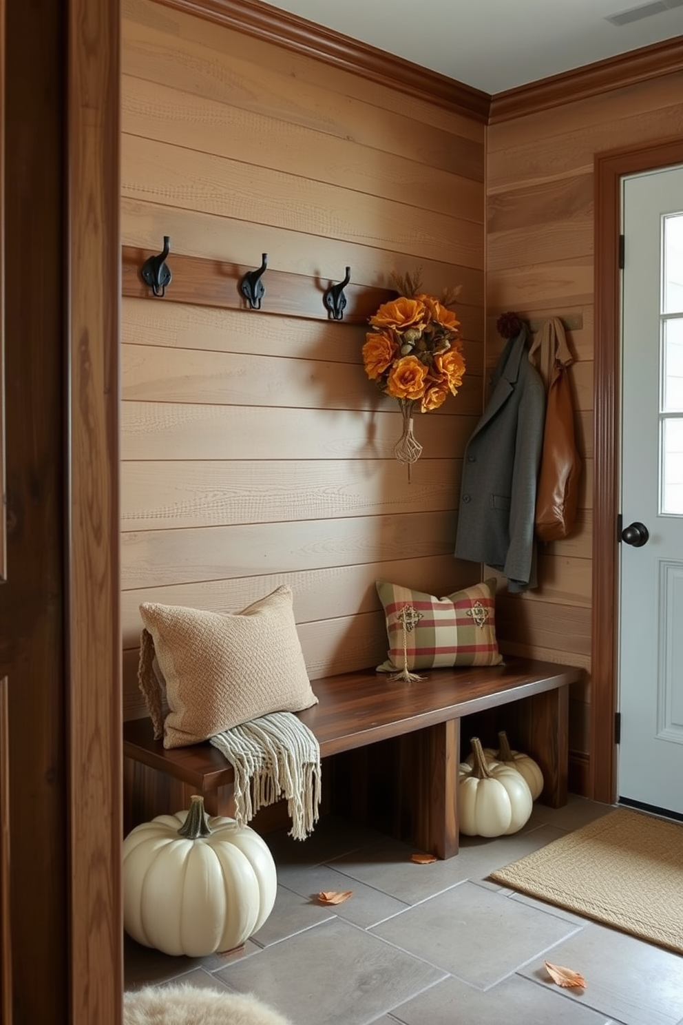 Fall Mudroom Decorating Ideas 21