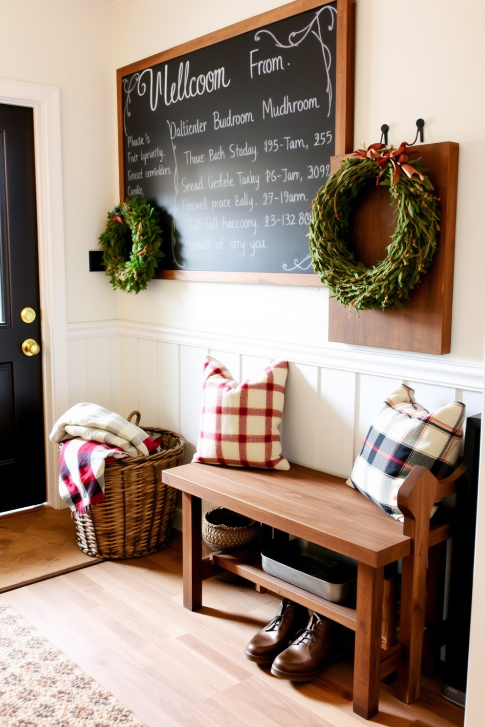 Fall Mudroom Decorating Ideas 22