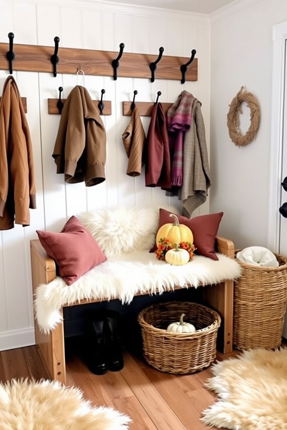 Fall Mudroom Decorating Ideas 26