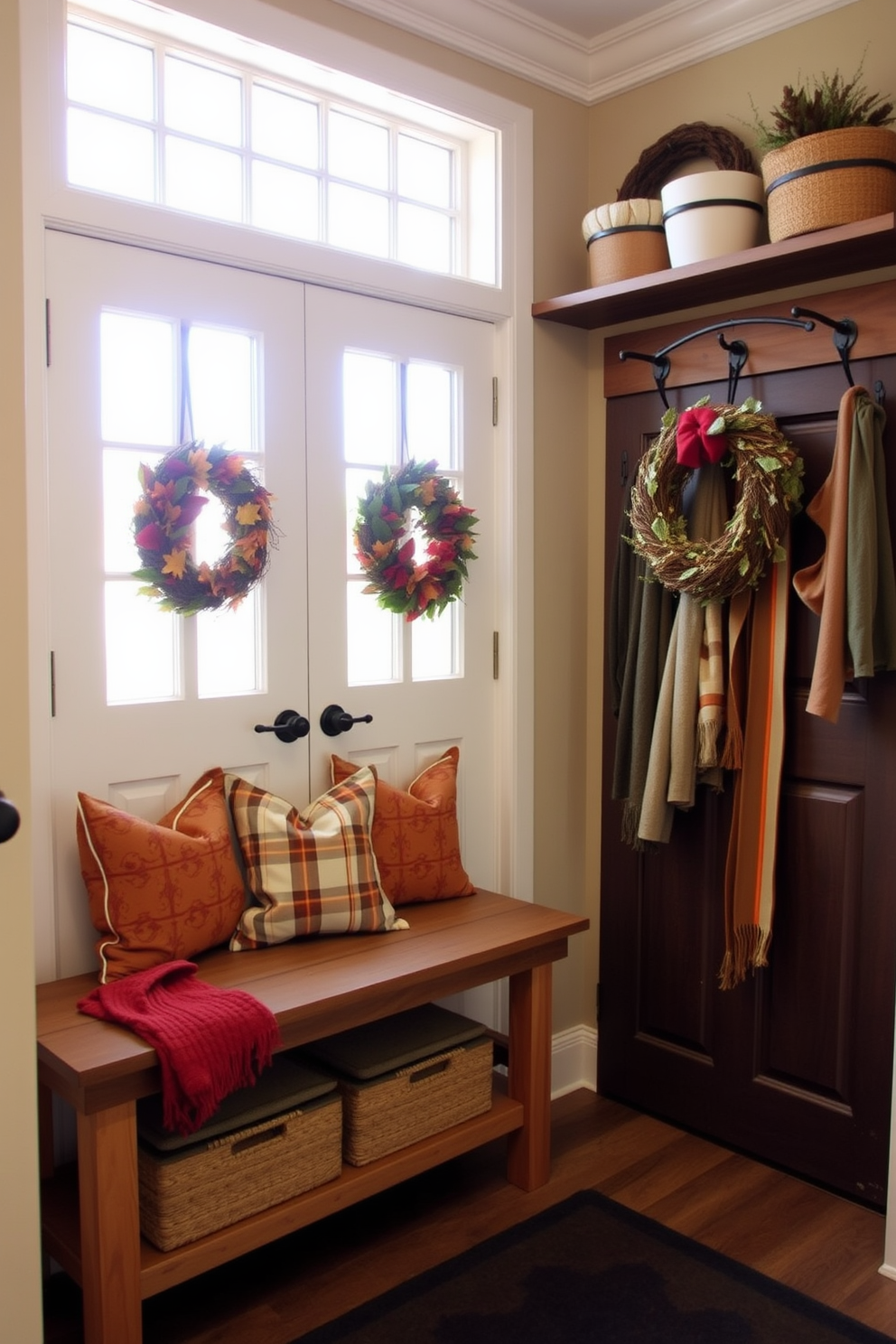 Fall Mudroom Decorating Ideas 3