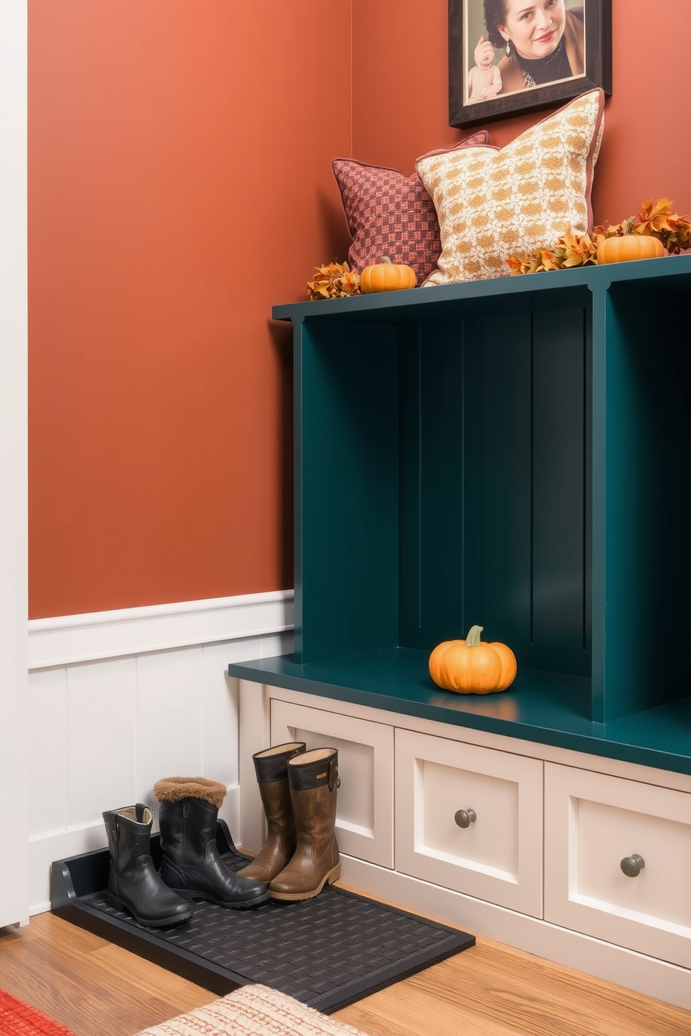 Fall Mudroom Decorating Ideas 30