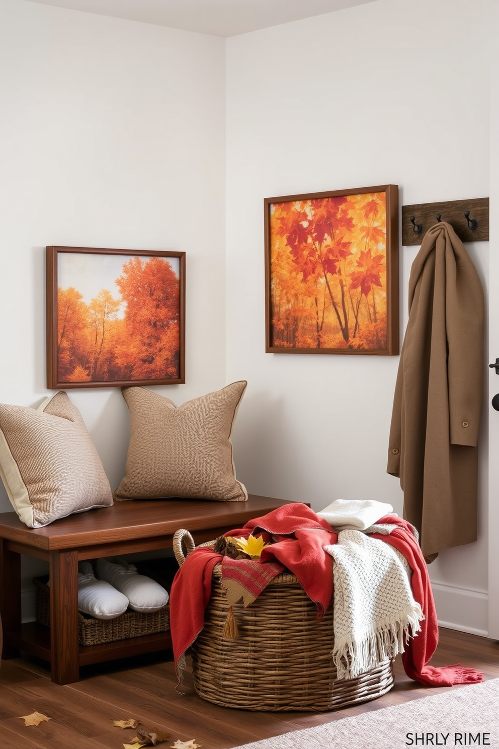 Fall Mudroom Decorating Ideas 5