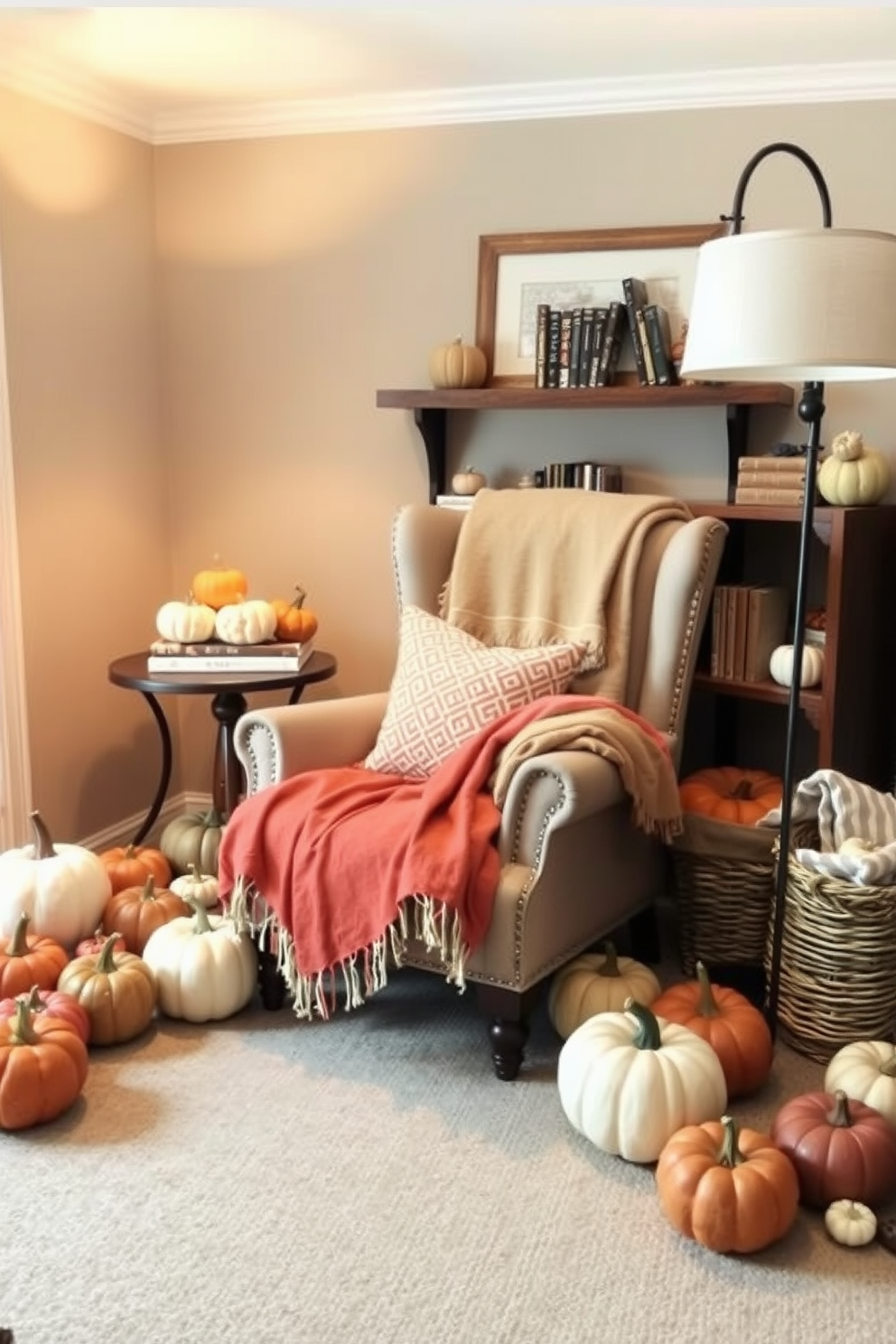 Fall Reading Nook Decorating Ideas 8