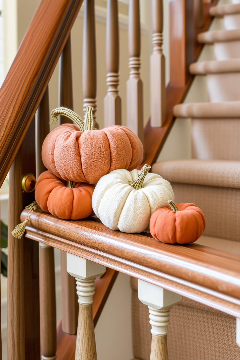 Fall Staircase Decorating Ideas 21