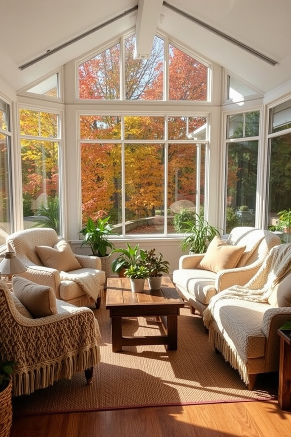 Fall Sunroom Decorating Ideas 15