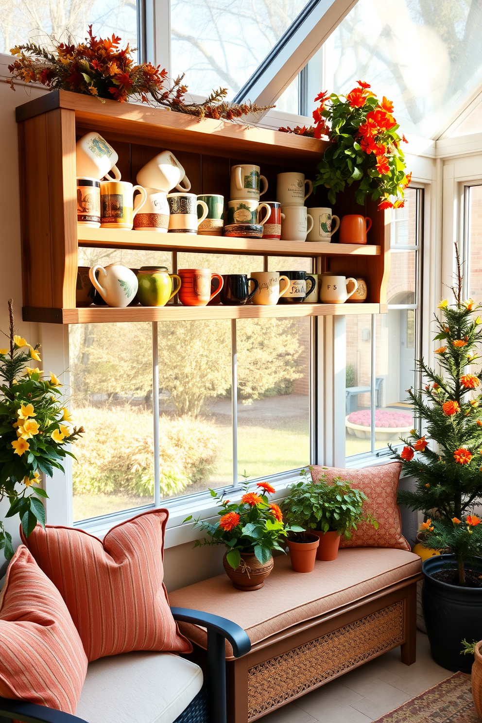 Fall Sunroom Decorating Ideas 19