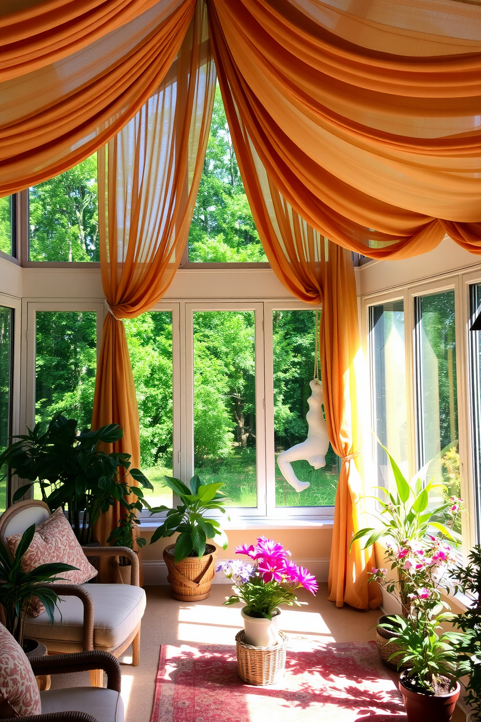 Fall Sunroom Decorating Ideas 22