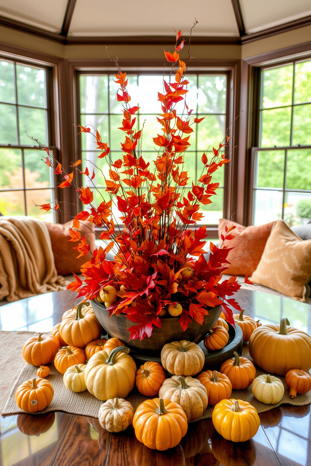 Fall Sunroom Decorating Ideas 24