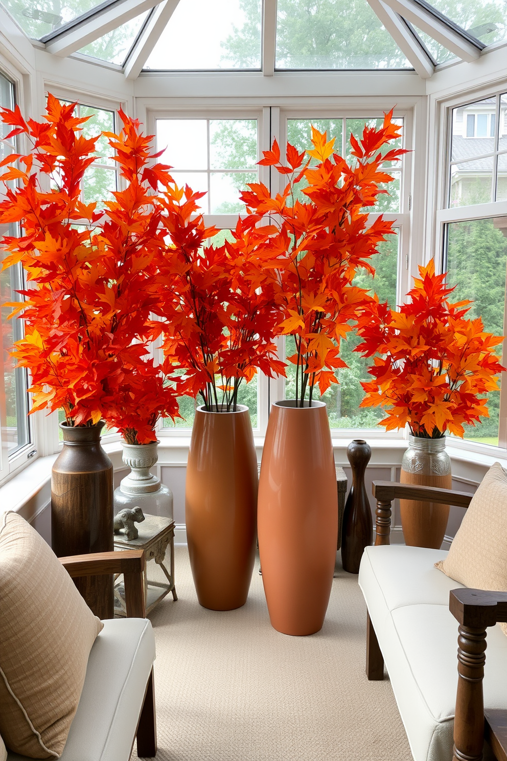 Fall Sunroom Decorating Ideas 6