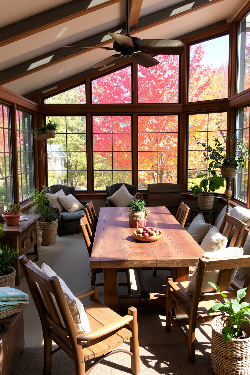 Fall Sunroom Decorating Ideas 7