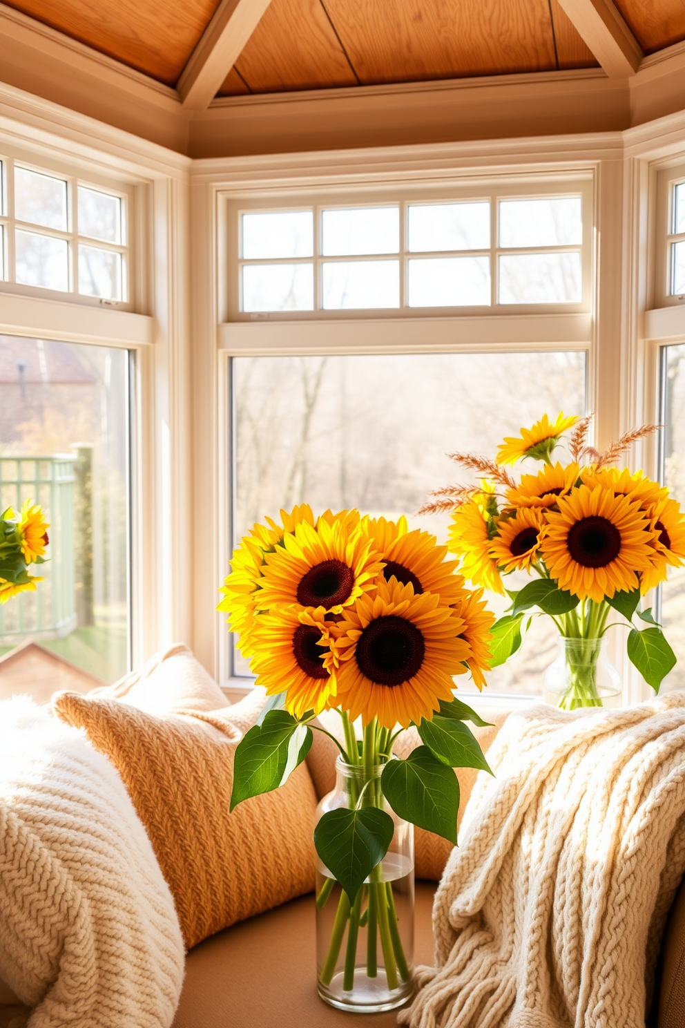 Fall Sunroom Decorating Ideas 8