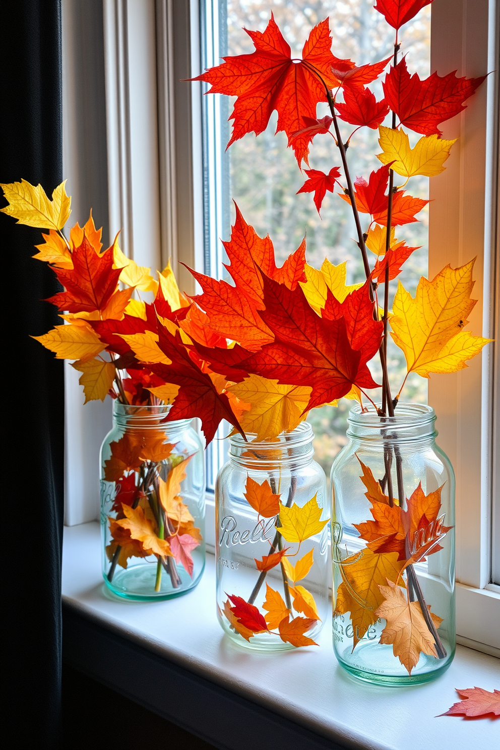 Fall Window Decorating Ideas 1