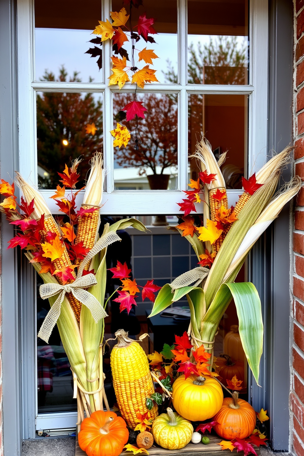 Fall Window Decorating Ideas 13