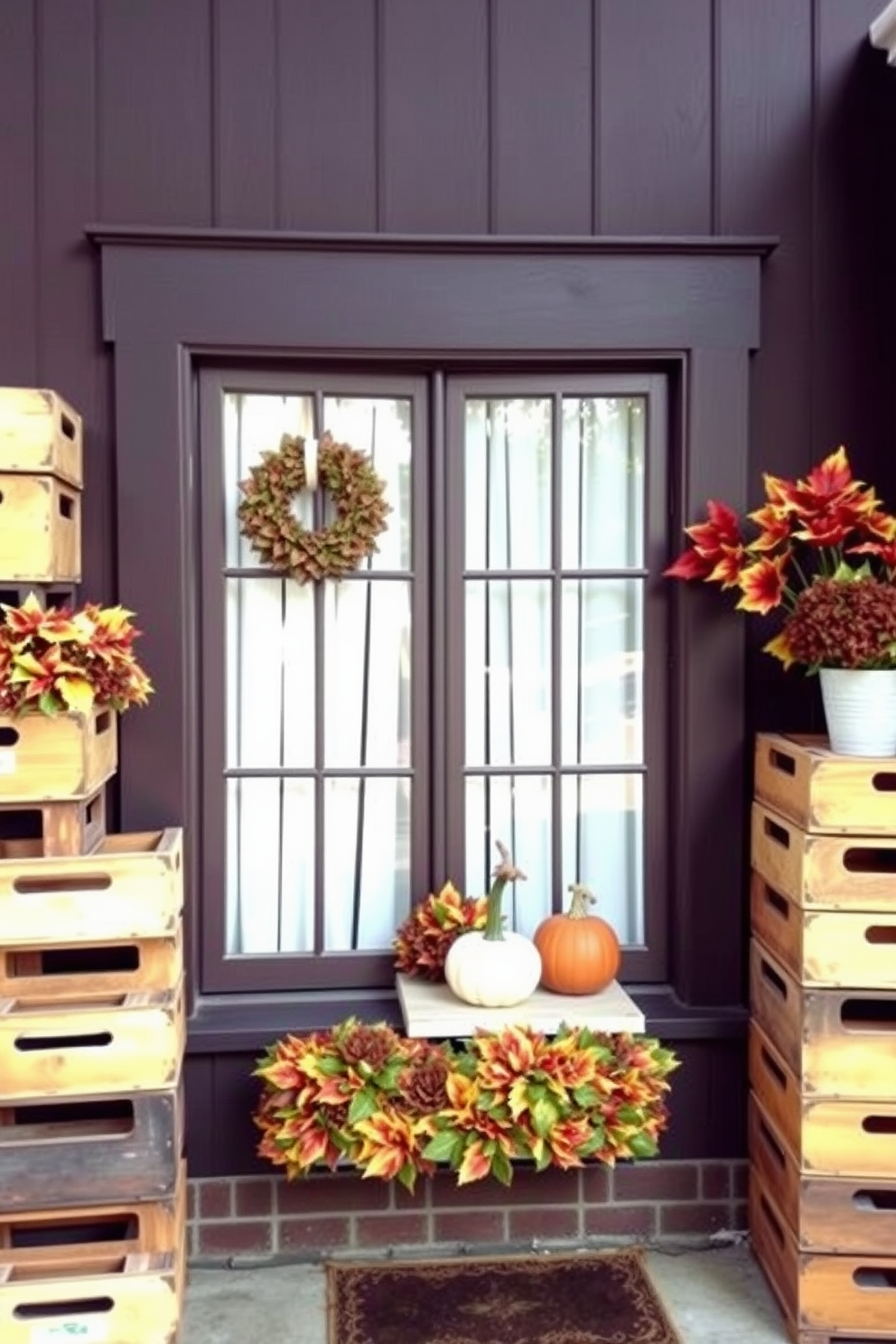 Fall Window Decorating Ideas 14